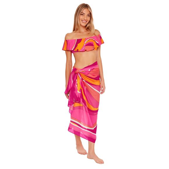 Trina Turk Women's Standard Sarong, Multi, One Size - Picture 1 of 2